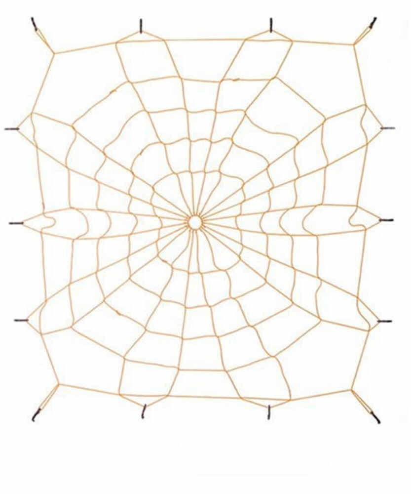 Spidy Gear Luggage Webb Cargo Net for SUVs, Vans, and Cars - 50" x 40" - Yellow - 80121-11