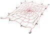 truck cargo net spidy gear bed webb stretchable for mid-size beds - 60 inch x 48 red