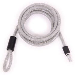 Secondary Cable for Master Lock Adjustable Cable Lock - Stainless Steel - 8' Long               