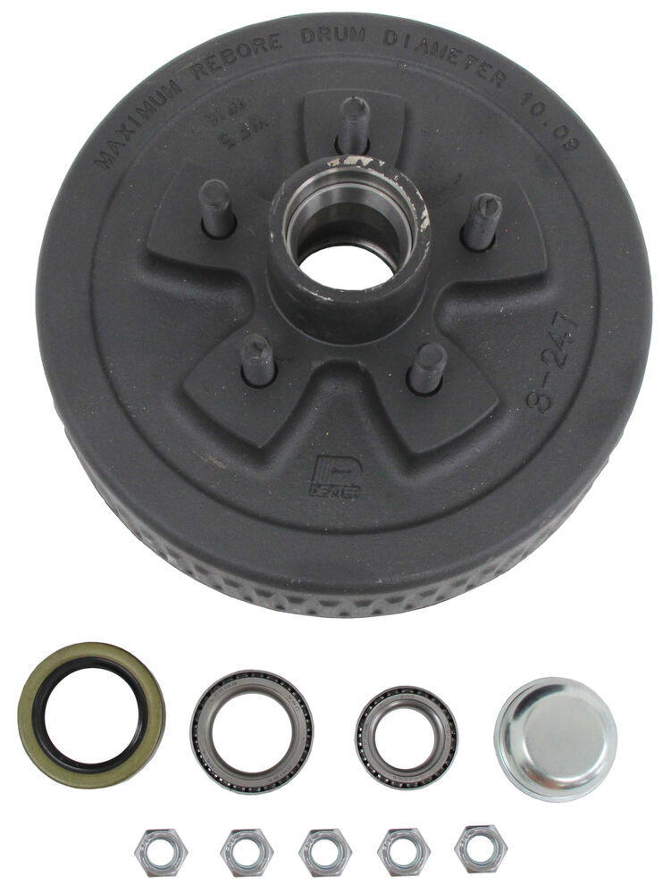 Dexter Trailer Hub and Drum Assembly for 3,500-lb Axles - 10" Diameter - 5 on 4-1/2 - 84546UC3