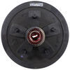 hub with integrated drum 5 on 5-1/2 inch dexter trailer and assembly for 3 500-lb axles - 10 pre-greased
