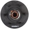 hub for 3500 lbs axles dexter trailer idler assembly 3 500-lb e-z lube - 6 on 5-1/2 pre-greased