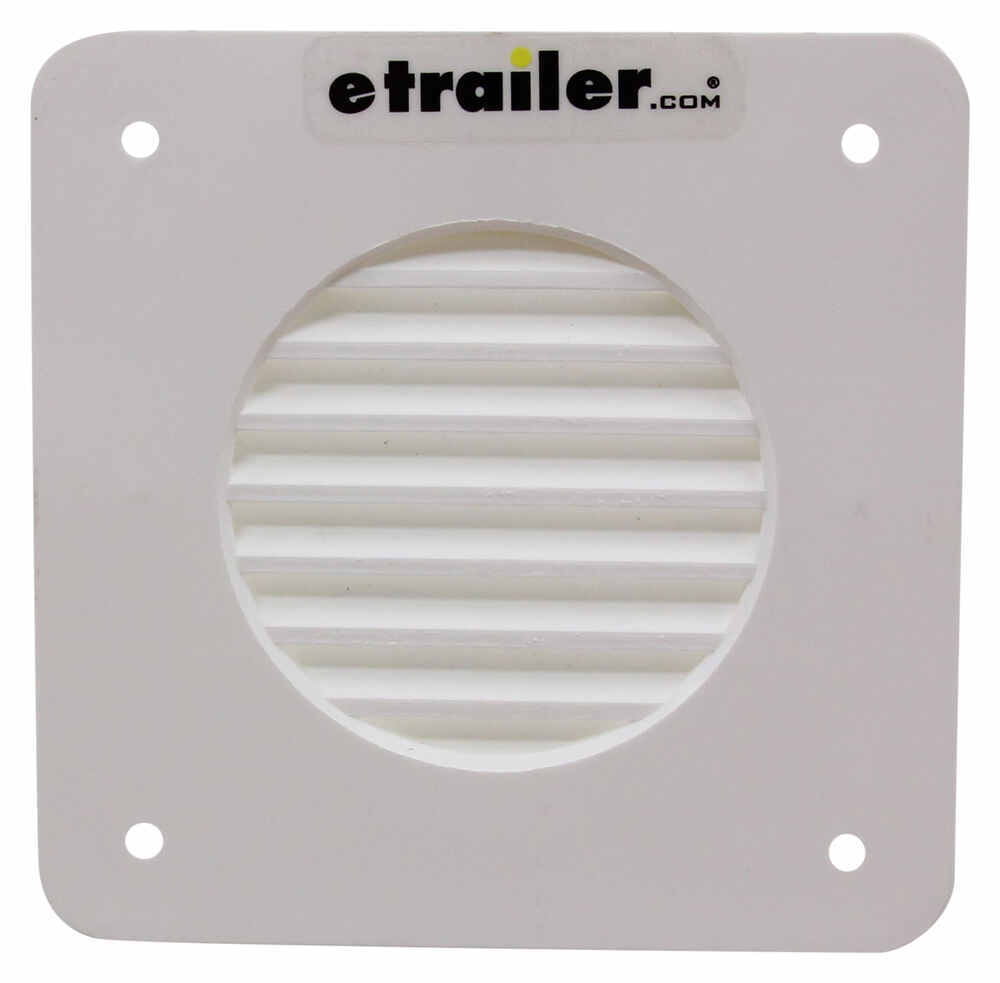 Replacement Vent Cover for Valterra RV Battery Box Vent - 1-3/4" Hose Opening - White - A10-3300