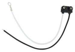 Right Angle 2-Wire Pigtail for Optronics Trailer Lights - 2-Prong PL-10 Plug - 6" Lead - A46PB