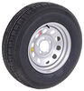 Contender ST205/75R14 Radial Trailer Tire w/ 14" Silver Mod Wheel - 5 on 4-1/2 - Load Range C
