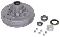 Trailer Hub and Drum Assembly - 6,000-lb Axles - 12" Diameter - 6 on 5-1/2 - Galvanized
