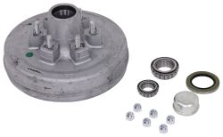 Trailer Hub and Drum Assembly - 6,000-lb Axles - 12" Diameter - 6 on 5-1/2 - Galvanized        