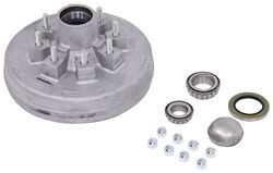 Trailer Hub and Drum Assembly - 5,200-lb to 7,000 lb Axles - 12" - 8 on 6-1/2 - Galvanized - AKHD-865-7-G-K