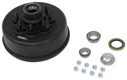 Trailer Hub and Drum Assembly - 8,000-lb Axles - 12-1/4" Diameter - 8 on 6-1/2