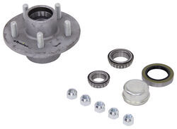 Trailer Idler Hub Assembly for 3,500-lb Axles - 5 on 4-1/2 - Galvanized                             