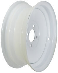 Dexstar Solid Center Steel Wheel - 13" x 4-1/2" Rim - 4 on 4 - White Powder Coat - AM20202