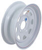 Dexstar Steel Spoke Trailer Wheel - 15" x 5" Rim - 5 on 4-1/2 - White Powder Coat