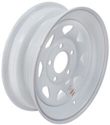 Dexstar Steel Spoke Trailer Wheel - 15" x 5" Rim - 5 on 5 - White Powder Coat - AM20428