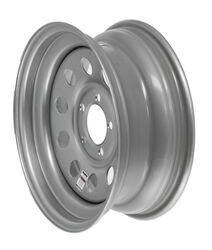 Dexstar Steel Mini Mod Trailer Wheel - 15" x 6" Rim - 5 on 4-1/2 - Silver Powder Coat - AM20537