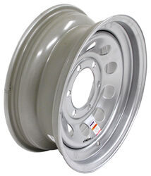 Dexstar Steel Mini Mod Trailer Wheel - 15" x 6" Rim - 6 on 5-1/2 - Silver Powder Coat - AM20539