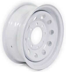 Dexstar 16" x 6" Steel Mini Mod Trailer Wheel w/ +.5 Offset - 8 on 6-1/2 - White - AM20759