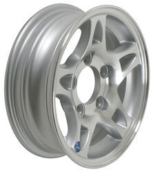Aluminum HWT Series S5 Split Spoke Trailer Wheel - 12" x 4" Rim - 5 on 4-1/2 - Silver - AM22319HWT