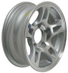 Aluminum Hi-Spec Series S5 Trailer Wheel - 13" x 5" Rim - 5 on 4-1/2 - Silver - AM22323HWT
