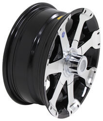 Aluminum Hi-Spec Series 6 Trailer Wheel - 15" x 6" Rim - 6 on 5-1/2 - Black - AM22652B