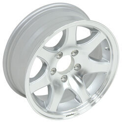 Aluminum Sendel Series T02 Machined Trailer Wheel - 15" x 6" Rim - 5 on 4-1/2 - AM22653