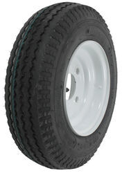 Kenda 4.80/4.00-8 Bias Trailer Tire with 8" White Wheel - 4 on 4 - Load Range C - AM30040