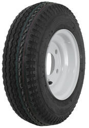 Kenda 4.80/4.00-8 Bias Trailer Tire with 8" White Wheel - 5 on 4-1/2 - Load Range C - AM30060