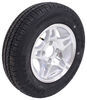 Kenda KR25 Radial Trailer Tire with 12" Aluminum HWT Wheel - 4 on 4 - Load Range D
