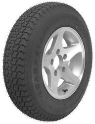 Loadstar ST175/80D13 Bias Trailer Tire with 13" Aluminum Wheel - 5 on 4-1/2 - Load Range D - AM31245