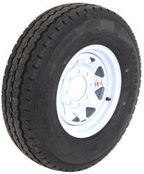 Karrier ST235/85R16 Radial Trailer Tire w/ 16" White Wheel - 8 on 6-1/2 - Load Range F - AM35099