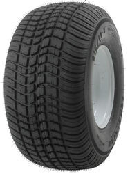 Kenda 215/60-8 Bias Trailer Tire with 8" White Wheel - 5 on 4-1/2 - Load Range C               