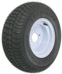 Kenda 205/65-10 Bias Trailer Tire with 10" White Wheel - 4 on 4 - Load Range B - AM3H330