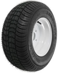 Kenda 205/65-10 Bias Trailer Tire with 10" White Wheel - 4 on 4 - Load Range D - AM3H410