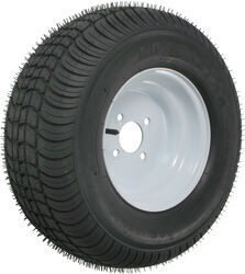 Kenda 205/65-10 Bias Trailer Tire with 10" White Wheel - 4 on 4 - Load Range E - AM3H460