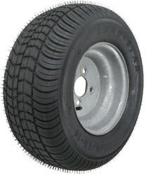 Kenda 205/65-10 Bias Trailer Tire with 10" Galvanized Wheel - 4 on 4 - Load Range E - AM3H470