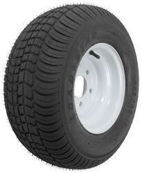 Kenda 205/65-10 Bias Trailer Tire with 10" White Wheel - 5 on 4-1/2 - Load Range E - AM3H480