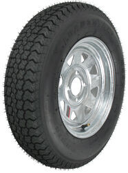 Loadstar ST175/80D13 Bias Trailer Tire with 13" Galvanized Wheel - 4 on 4 - Load Range C - AM3S130