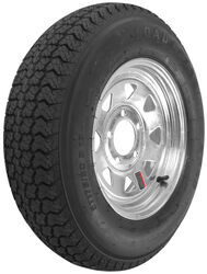 Loadstar ST175/80D13 Bias Trailer Tire with 13" Galvanized Wheel - 5 on 4-1/2 - Load Range C - AM3S160