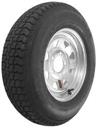 Loadstar ST185/80D13 Bias Trailer Tire with 13" Galvanized Wheel - 5 on 4-1/2 - Load Range D - AM3S334