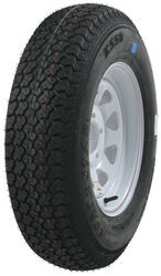 Loadstar ST205/75D14 Bias Trailer Tire with 14" White Wheel - 5 on 4-1/2 - Load Range C