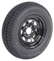 Loadstar ST205/75D14 Bias Trailer Tire with 14" Black Wheel - 5 on 4-1/2 - Load Range C - AM3S451