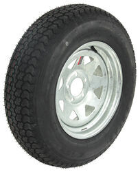 Loadstar ST205/75D15 Bias Trailer Tire w/ 15" Galvanized Wheel - 5 on 4-1/2 - Load Range C