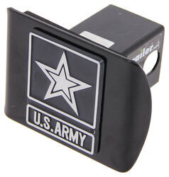 Army Of One Trailer Hitch Receiver Cover - 2" Hitches - Chrome Emblem