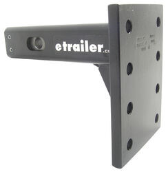 Convert-A-Ball Cushioned, Adjustable Pintle Mounting Bar for 2" Hitches - 8 Holes - 10,000 lbs - AMPC2