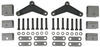 Tandem-Axle Trailer Hanger Kit for Double-Eye Springs - 1-1/2" Front/Rear, 2-1/2" Center