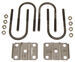 U-Bolt Kit for Mounting 5,200-lb to 7,000-lb, Round Trailer Axles - 7-1/16" Long U-Bolts