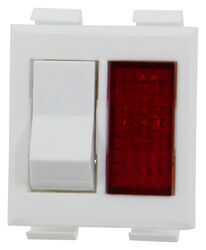 Single-Panel On/Off Switch for Atwood Gas and Electric Water Heaters - White - AT91859