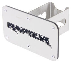 Ford F-150 Raptor Trailer Hitch Cover - 2" Hitches - Brushed Stainless Steel