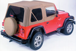 Bestop Replace-A-Top for Jeep - Spice - Tinted Windows, Half Door Skins (Untinted) - B5112437