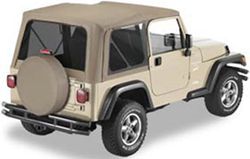Bestop Replace-A-Top for Jeep - Dark Tan - Tinted Windows - B5118033