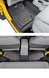 Bestop Custom Auto Floor Liners - Front and Rear - Black                                            